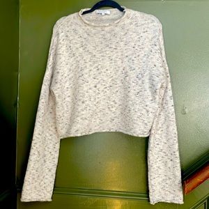 Cropped cowl neck Olivaceous